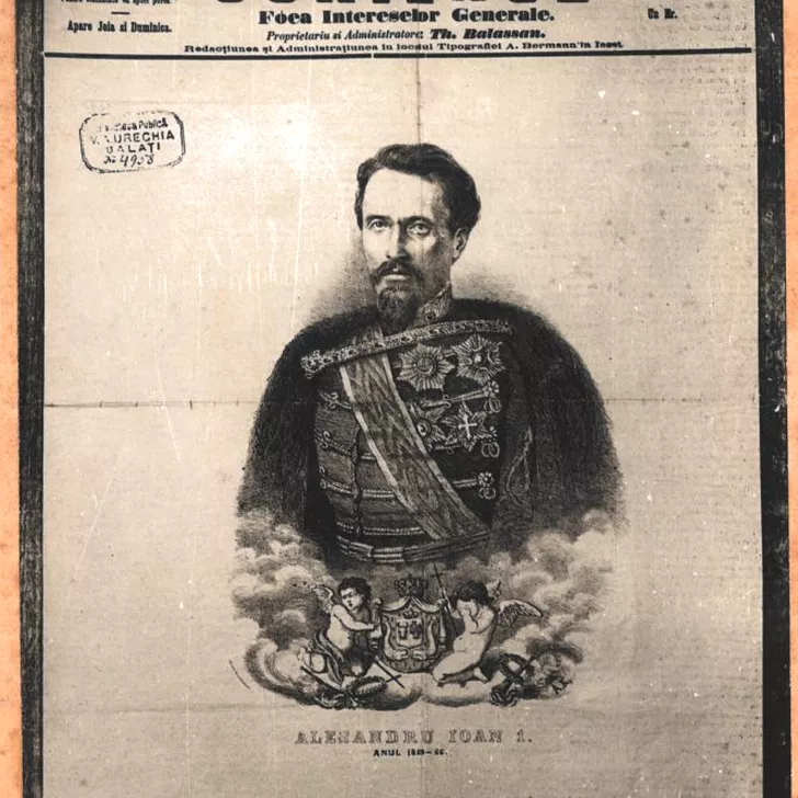 Alexandru Ioan Cuza, în publicațiile vremii (sursa arhivă personală)