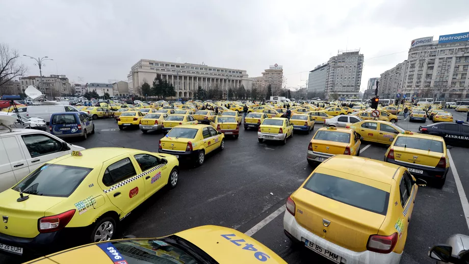 Razie printre taximetristii din Bucuresti Politia a dat amenzi si sanctiuni