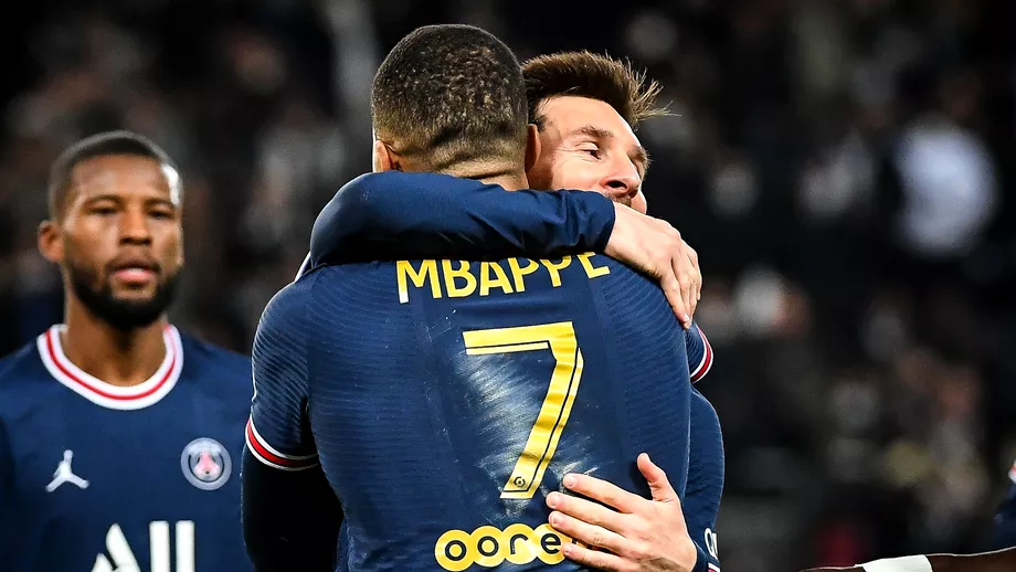 Kylian Mbappe dubla in victoria cu Nantes din Ligue 1 Messi a dat doua pase decisive Video
