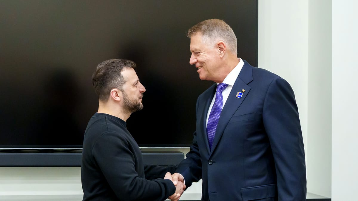 Întâlnire Klaus Iohannis – Volodimir Zelenski, la Vilnius. ”Apreciem poziția României”