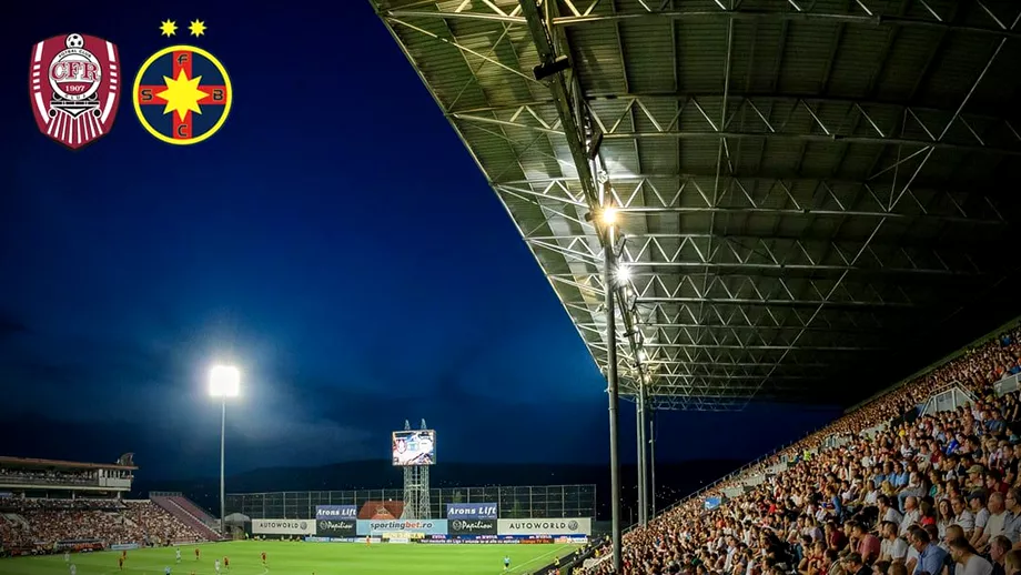 CFR Cluj a anuntat preturile biletelor pentru derbyul de titlu cu FCSB Care e programul caselor