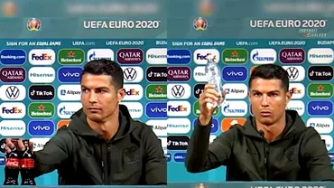 CocaCola a pierdut 4 miliarde de dolari dupa gestul lui Cristiano Ronaldo dinainte de Ungaria  Portugalia Foto