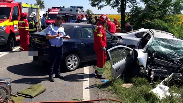 Accident rutier grav intre Urziceni si Bucuresti Plan Rosu activat Bilant final patru persoane decedate cinci transportate la spital Video