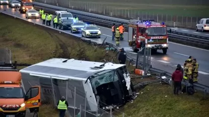 Mărturia unui român din autocarul răsturnat în Slovenia: „Șoferul a ațipit și a...