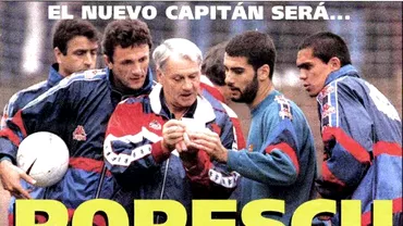 Gica Popescu singurul roman care a fost capitan la FC Barcelona Real Madrid la vrut in 1996