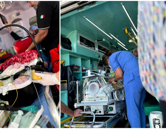 Patru bebelusi cu grave probleme medicale o noua sansa la viata Au fost transportati la spitale din Europa