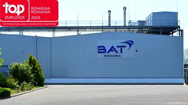 BAT este recunoscut ca Top Employer in Romania Pentru al saptelea an la rand compania a fost certificata si ca Global Top Employer