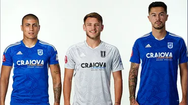 FC U Craiova sia prezentat noile echipamente inaintea partidei cu Rapid Cum arata tricourile oltenilor Video