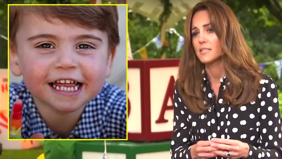 Problemele cu care se confrunta Kate Middleton din cauza mezinului familiei Louis Ducesa nu mai stie ce sa faca  Video
