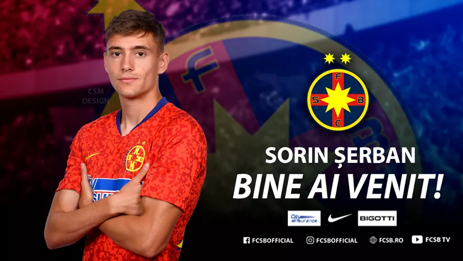 FCSB a oficializat transferul lui Sorin Serban Pe ce perioada a semnat fundasul stanga