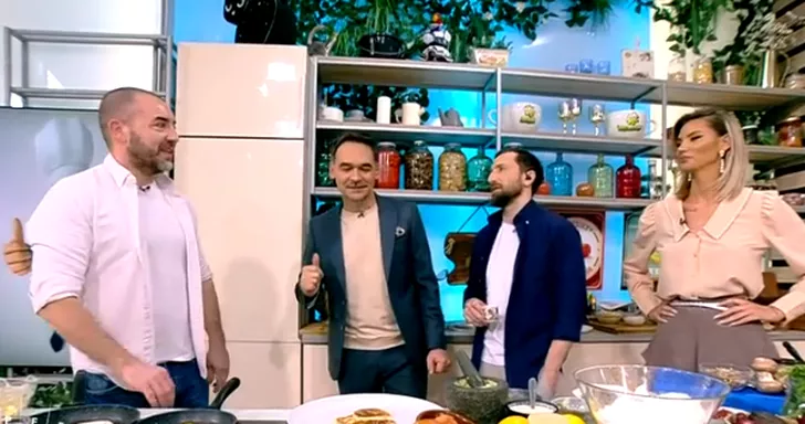 Radu Darie alături de Răzvan Simion, Dani Oțil și Ramona Olaru