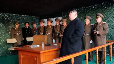 Coreea de Nord a lansat o noua racheta balistica Statele Unite desfasoara exercitii militare in peninsula