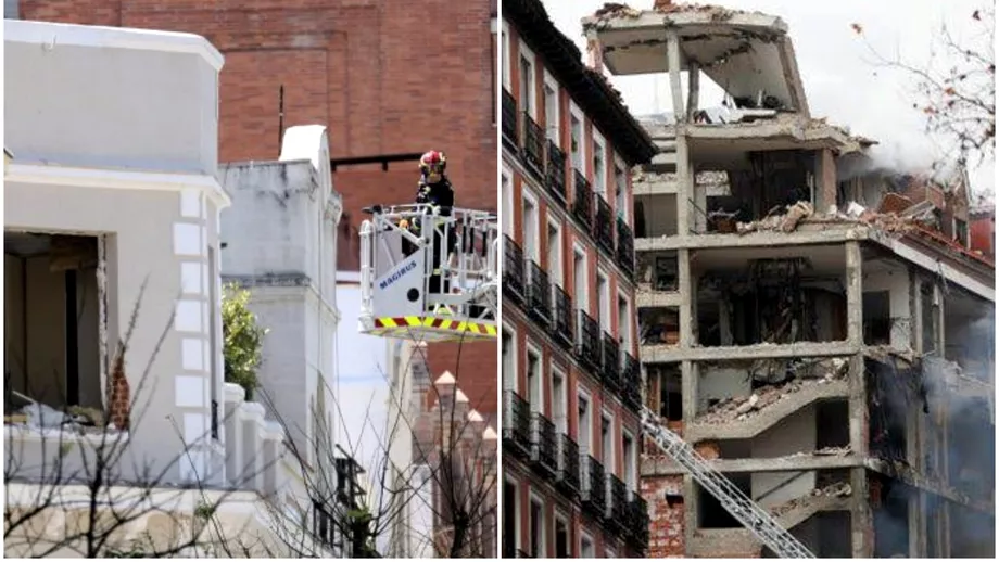 Explozie la o cladire rezidentiala din centrul Madridului Doi morti si mai multi raniti Video