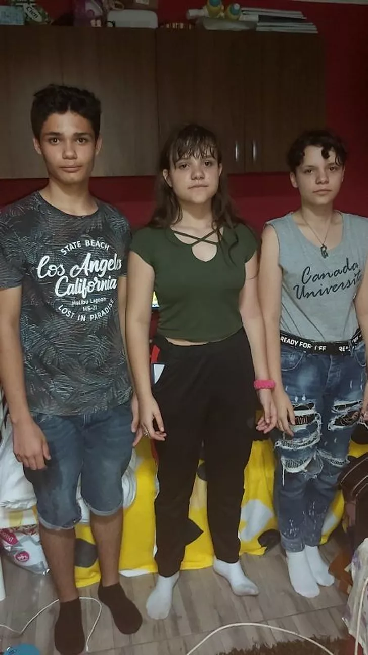 Alexandru are 15 ani, Rebeca are 13 ani şi Mari are 11 anişori