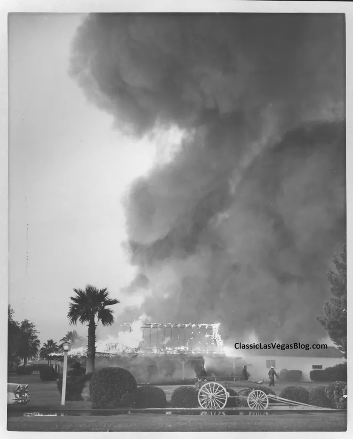 Incendiul de la El Rancho. Imagini de arhivă., Cazinoul care a ars