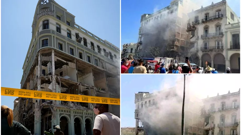 Explozie puternica la un hotel din Cuba cel putin 8 morti 30 de raniti si 13 disparuti Video