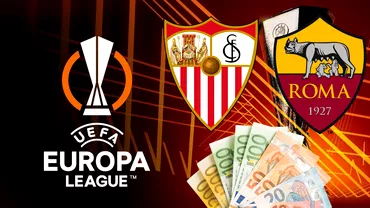 Mizele finalei Sevilla  AS Roma Cati bani castiga invingatoarea Europa League si de ce bonus ar putea beneficia Italia