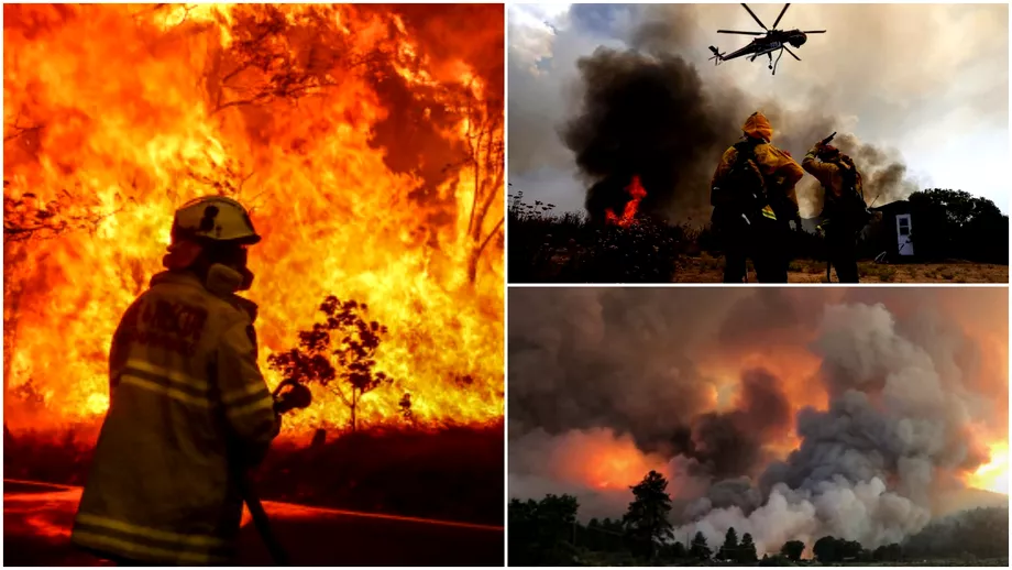 Video Incendiile fac ravagii in SUA Mii de persoane evacuate in California Meteorologii anunta un nou val de caldura