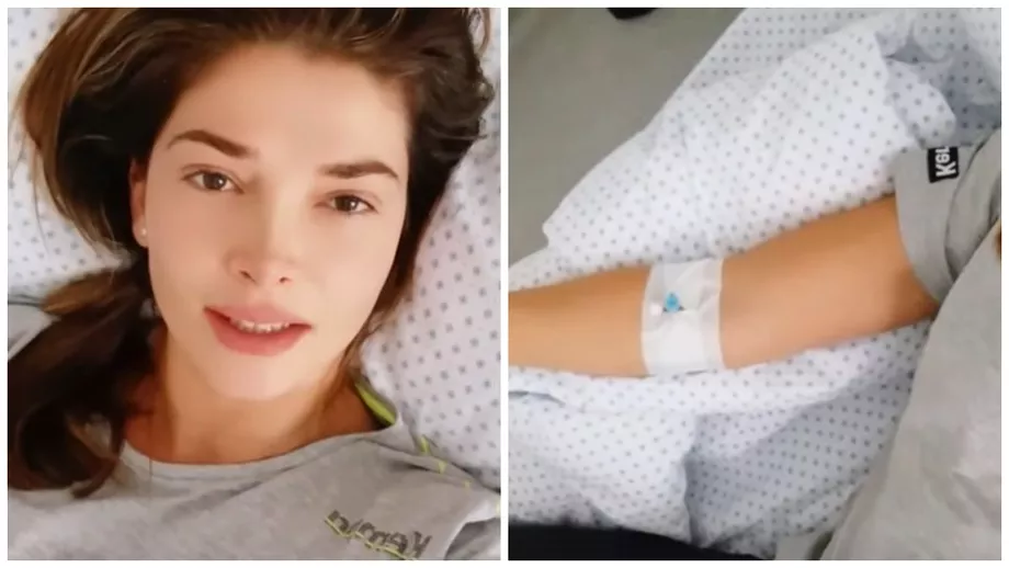Alina Puscas lacrimi de pe patul de spital Sunt tot conectata la perfuzii Sunt rare cazurile