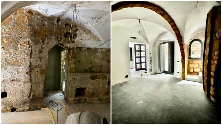 O femeie a transformat o casa abandonata care valora un euro intro casa superba de locuit Foto