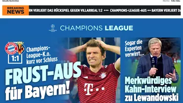 Submarinul galben scufunda Bavaria Villarreal a lovit fulgerator Bayern a trait o seara amara in Liga Campionilor