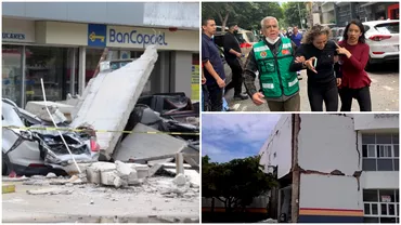 Mexicul lovit de un cutremur puternic Cel putin un mort cladiri distruse si alerta de tsunami in urma seismului Video