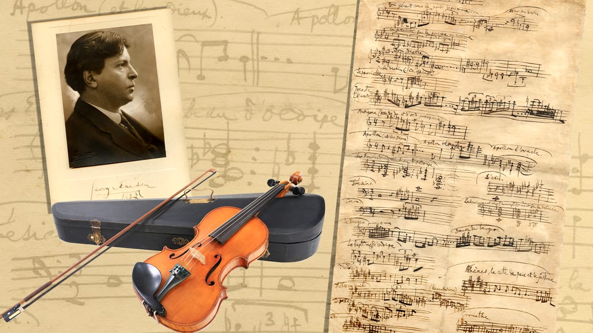 Out of date gear slot O vioară şi o partitură care ar fi aparținut lui George Enescu, scoase la  licitație pentru 150.000 de euro. Ministrul Culturii: "Vom verifica  originea" - Fanatik.ro
