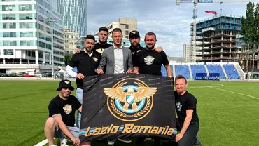 Stefan Radu intalnire de suflet cu suporterii lui Lazio din Romania I sa propus sa fie presedintele de onoare al fanclubului