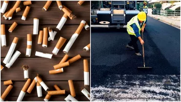 Tara din Europa care va face asfalt pentru sosele din mucurile de tigara Cum este posibil