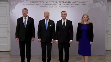 Klaus Iohannis sa intalnit cu Joe Biden la Varsovia Presedintele SUA Sunteti in prima linie stiti cel mai bine care e miza acestui conflict Update