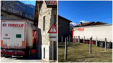 Un sofer roman de TIR a blocat un sat mic din Italia dupa ce a urmat indicatiile GPSului Benzinaria la care trebuia sa ajunga era inchisa de fapt de 30 de ani