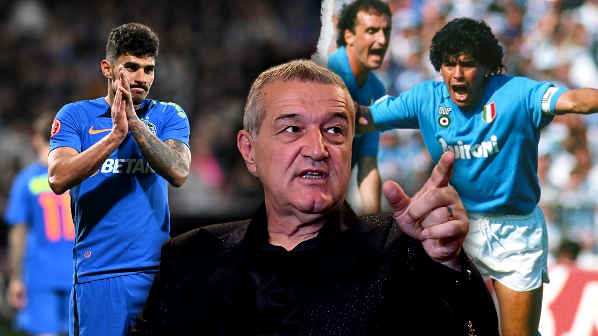 Florinel Coman, comparat cu Maradona în direct! Gigi Becali: ”La fel cum a reușit el la Napoli”. Cât îi dă să o ajute pe FCSB în preliminarii