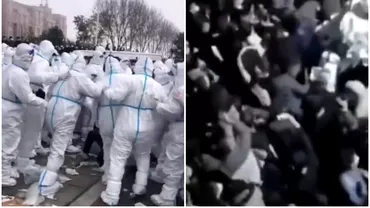Protest violent al muncitorilor chinezi la cea mai mare fabrica iPhone din lume Video
