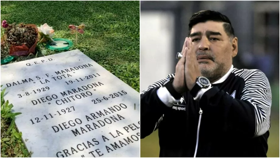 Ce se intampla la mormantul lui Diego Maradona Imaginea care a produs polemica in Argentina Foto