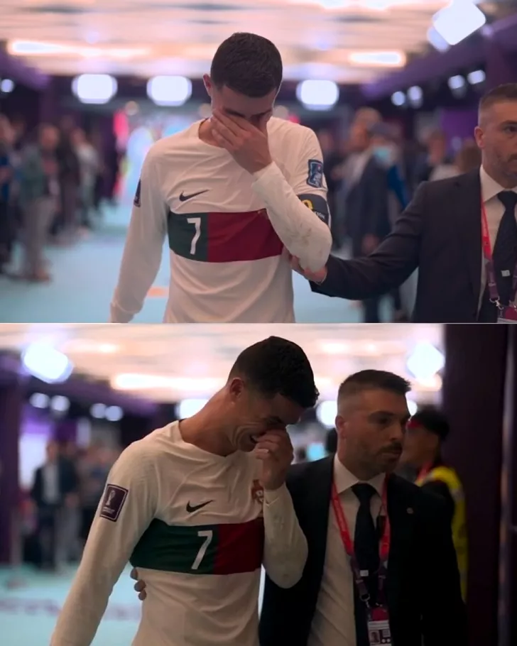 Lacrimile lui Cristiano Ronaldo, după Maroc - Portugalia 1-0