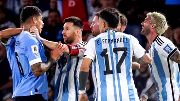Momente incredibile in Argentina  Uruguay Messi a sarit la bataie cu un adversar Ce a decis arbitrul