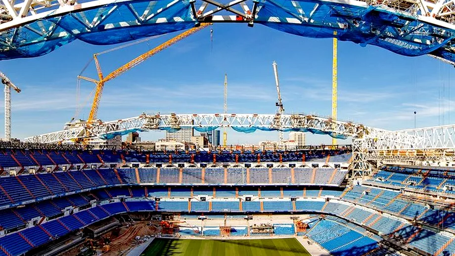 Cum arata acum stadionul Bernabeu Real Madrid a cheltuit 500 de milioane de euro