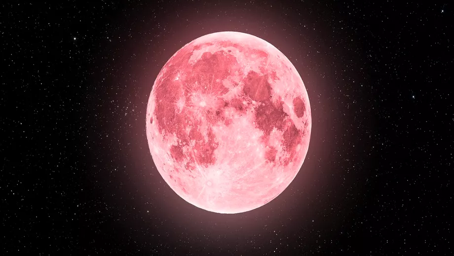 Cum sunt afectate zodiile de Luna Roz fenomenul astronomic inedit din 16 aprilie 2022