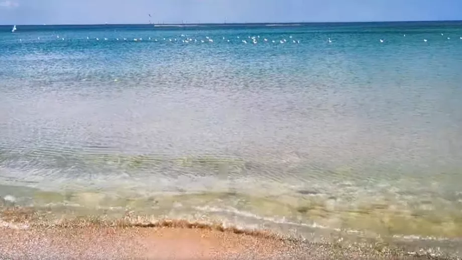 Cum arata Marea Neagra iarna Imagini splendide de la Eforie Video