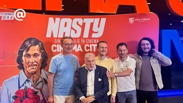 Ilie Nastase sia lansat cu mare fast filmul autobiografic Nadia Comaneci Boris Becker si Ion Tiriac au facut senzatie