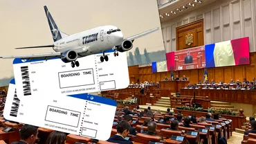 Cat ne costa biletele de avion pentru deplasarile parlamentarilor Administratia Prezidentiala si ministerele aloca sume uriase