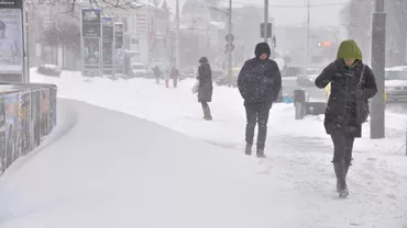 Revine iarna in Romania ANM anunta ninsori abundente si viscol Zonele afectate de alerta