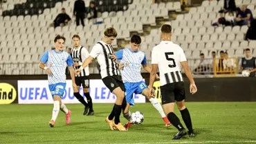 Partizan Belgrad  Universitatea Craiova 40 in Youth League Oltenii infrangere usturatoare la retur