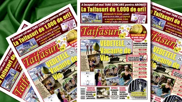 Revista Taifasuri 968 Vacantele de vis ale vedetelor Editorial Fuego Moda retete horoscop matrimoniale Concurs nou