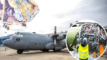 Avionul Hercules donat Armatei Romane de Guvernul SUA sa stricat Cat costa reparatiile aparatului de zbor care are fisuri la motor