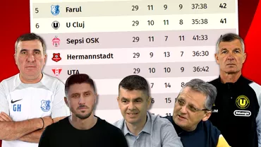 Farul si U Cluj favorite la calificarea in playoff Au meciurile mai accesibile