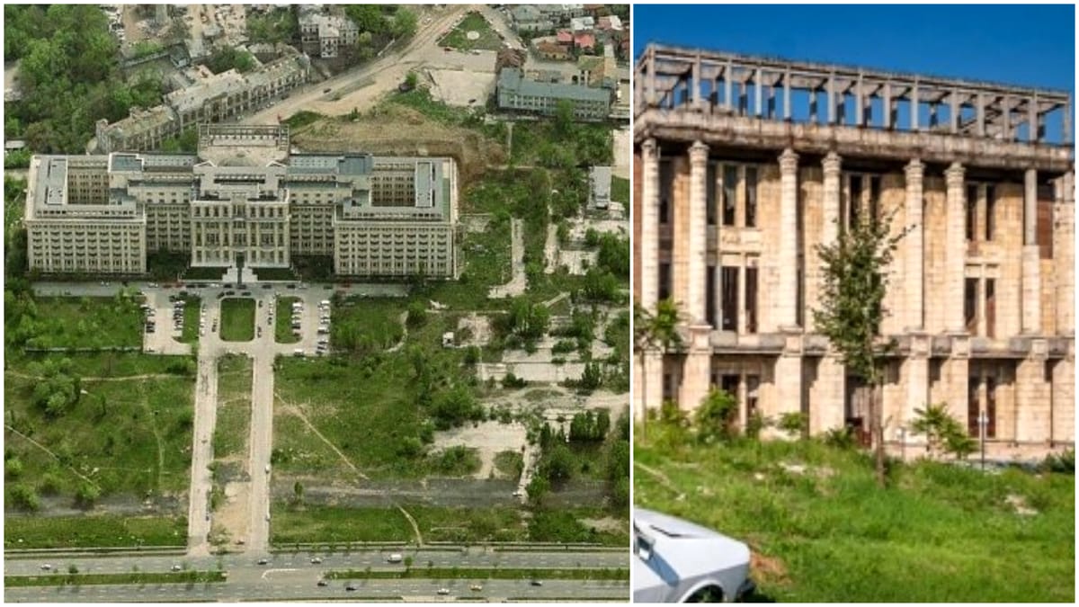 Clădirea gigant din România, construită la ordinul lui Nicolae Ceaușescu, de care s-a ales praful: “E o ruină”. Puțini știu unde se află