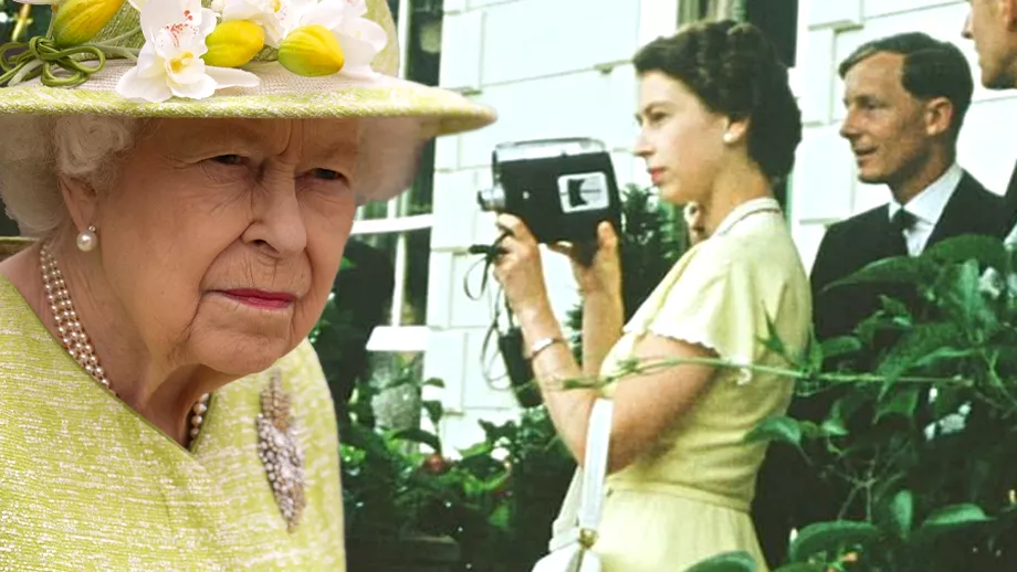 Regina Elisabeta a IIa si Printul Philip tineri si la piscina Imaginile secrete care au iesit la iveala