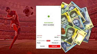 Chiar se poate A jucat in weekend un bilet pe care cota cea mai mare era 168 iar luni a incasat peste 35000 de euro