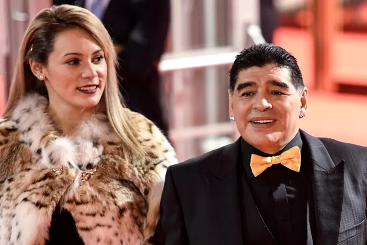Diego Maradona cu ultima sa logodnică, Roccio Olivo